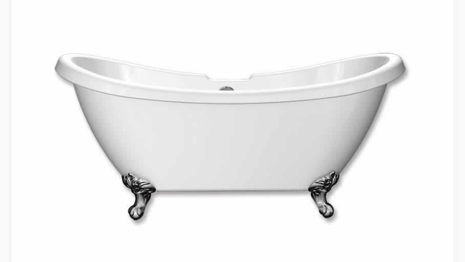 Freestanding Baths   Traditional Double Slipper