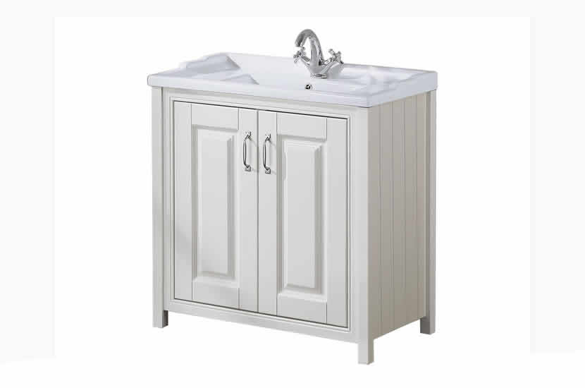 Cottage Ivory 800mm Vanity Unit