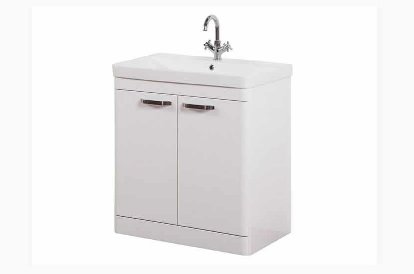 Dante 800mm 2 Door White