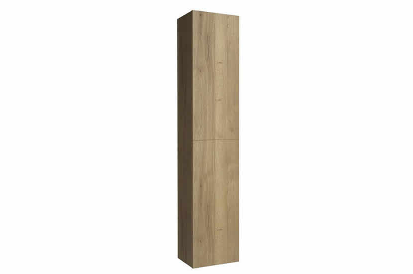 Hampton 2 Door Tall Boy Oak