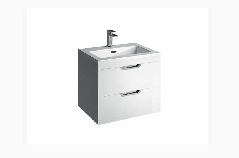 Madison 600mm 2 Door Lounge Basin White