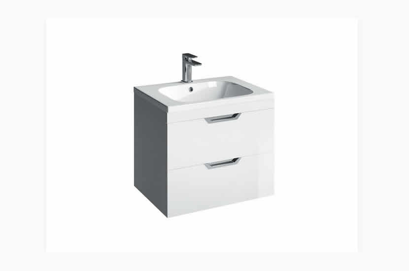 Madison 600mm 2 Door Orca Basin White