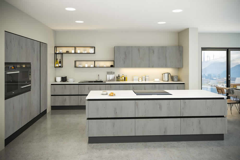 Bella London Concrete Venice Kitchen