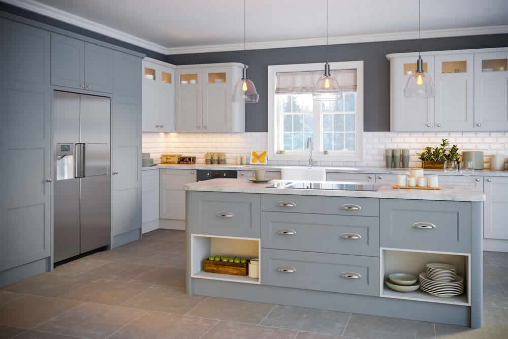 Bella Matt Denim Aldridge Kitchen