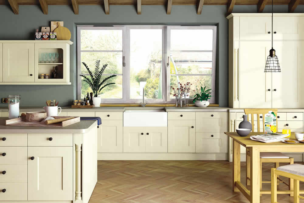 Bella Oakgrain Cream Cambridge2 Kitchen