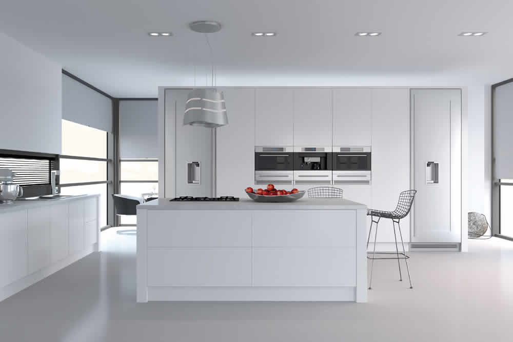 Bella Porcelain White Venice Kitchen