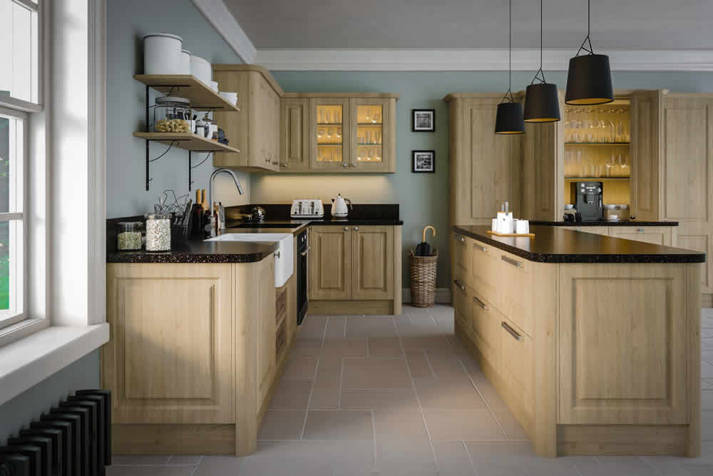 Bella Tortona Natural Oak Tuscany Kitchen