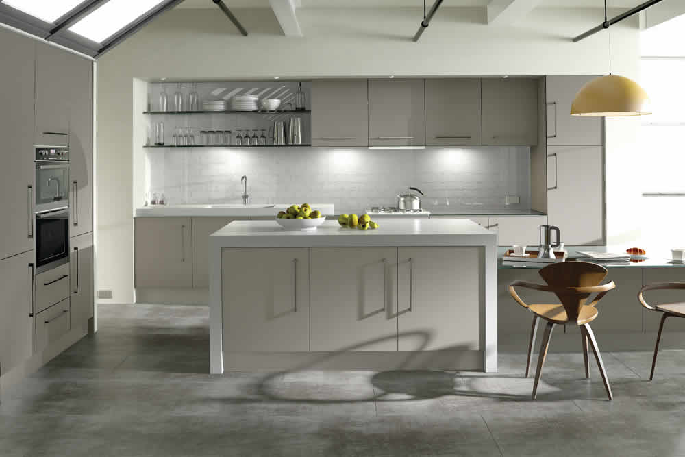 Zurfiz Ultra Matt Metallic Cashmere Kitchen